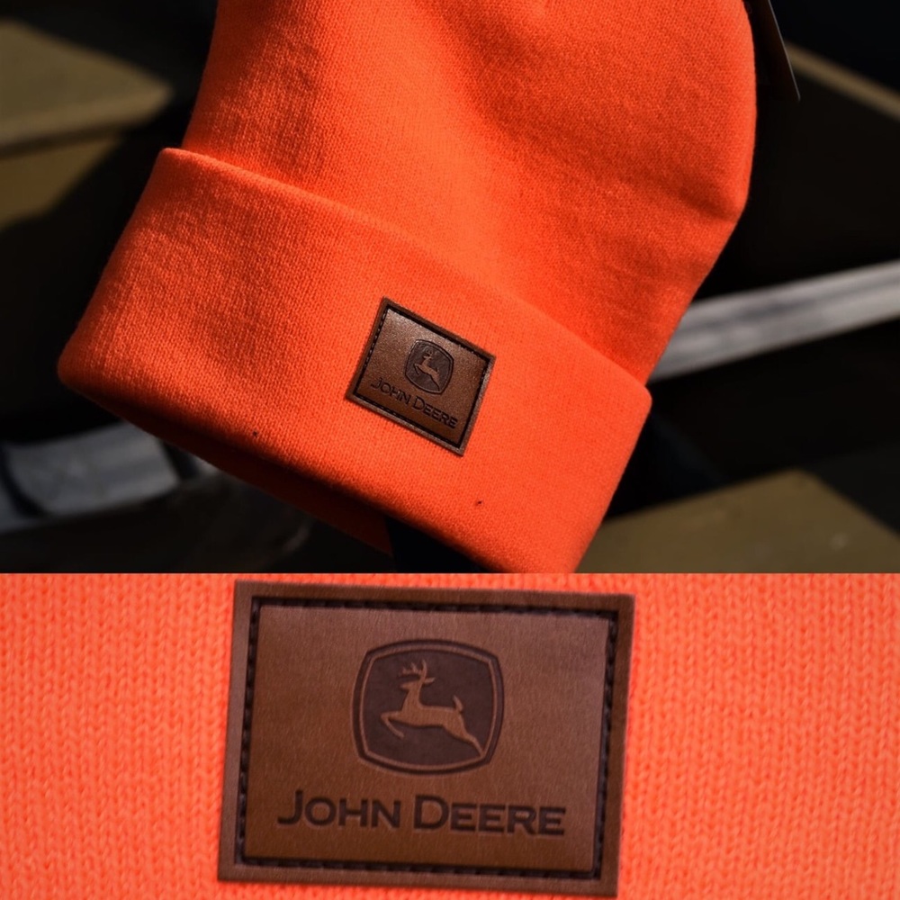 John Deere Blaze Orange Hat